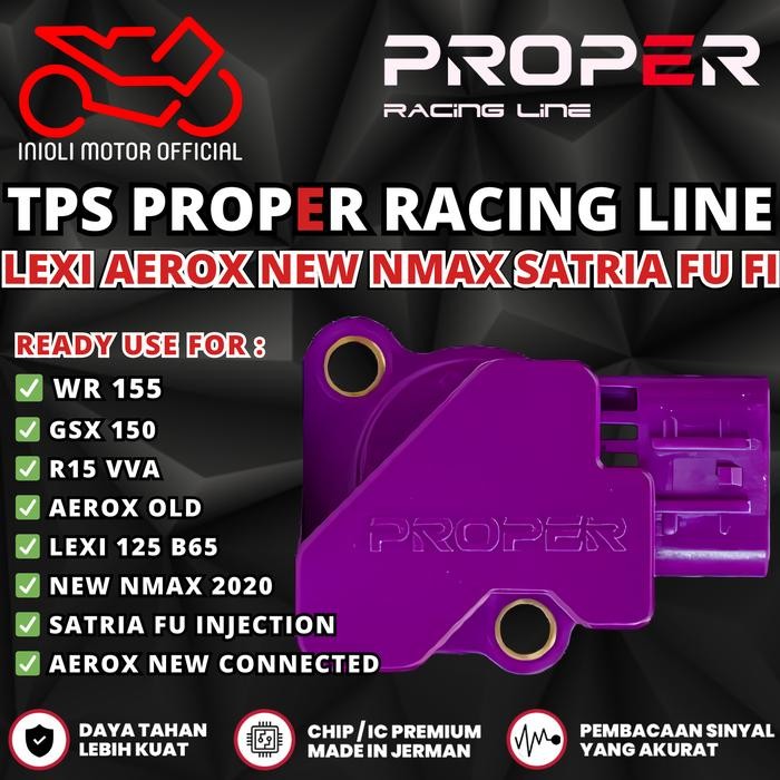 Sensor Tps Proper Racing Line Aerox New Nmax Lexi Satria Fu Fi Injection R15 V3 Vva Wr 155 Wr155 Gsx