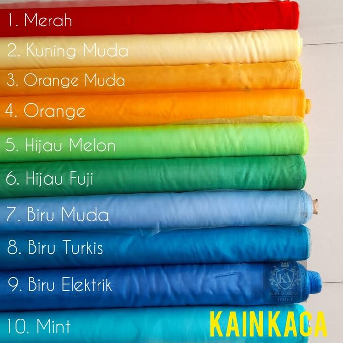 

KAIN KACA LEBAR 150 CM BAHAN DEKORASI GAUN HIJAB PER ROLL GULUNGAN 45M