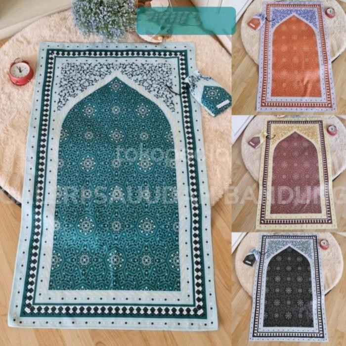 Sarye- sajadah travel pouch serut sejadah travelling tipis murah bagus