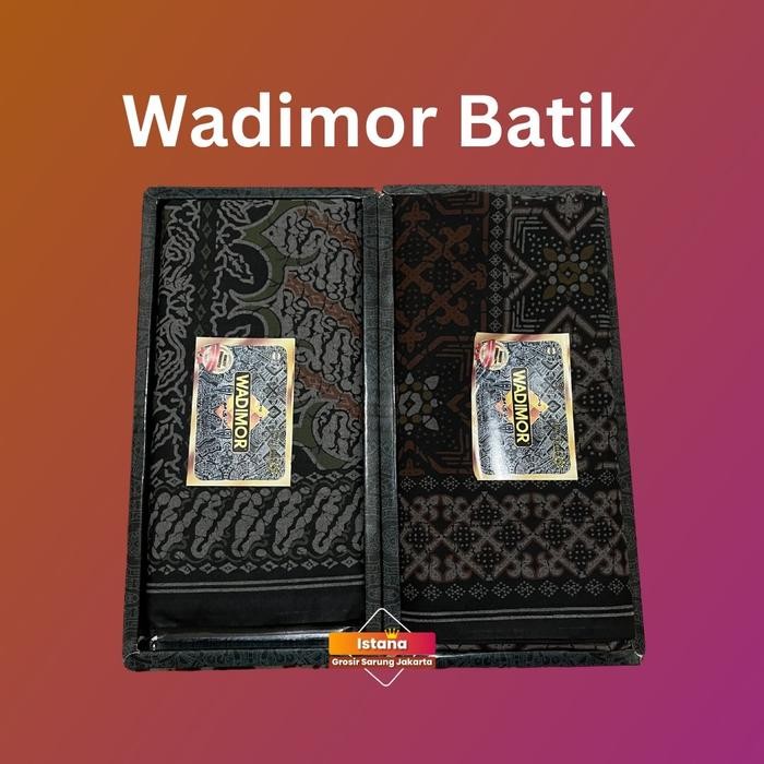 Sarye- Sarung Dewasa Wadimor Batik Jawa Motif Muslim