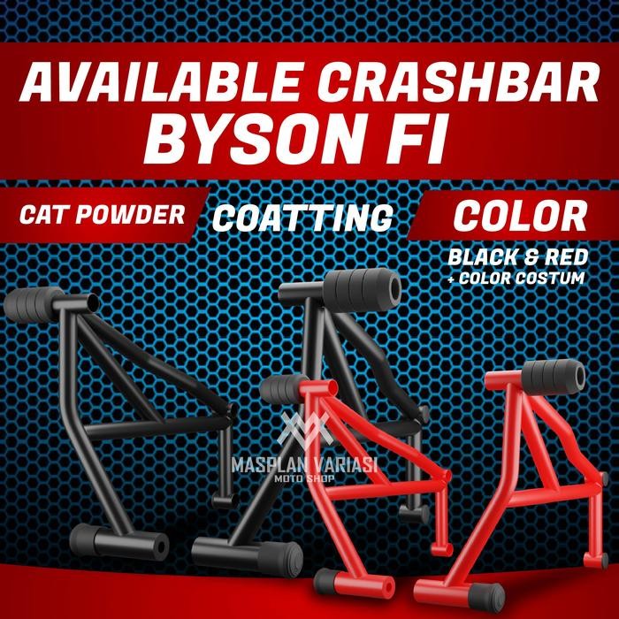 Tubular Byson Fi Crashbar Yamaha Byson Fi Jalu Slider Agna