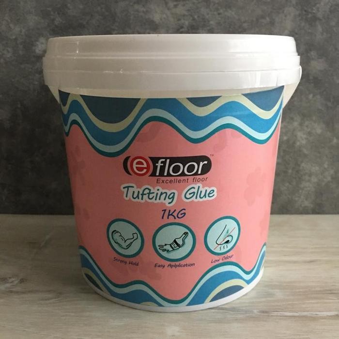 

Tufting Rugs/Punch Needle Glue,Perekat/Lem Sulaman/Rajutan Isi 1 Kg #Gratisongkir