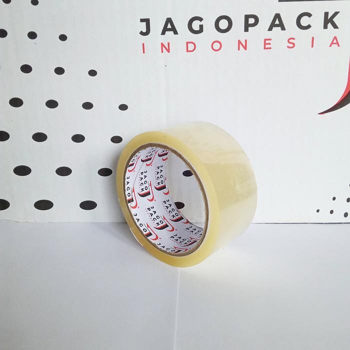 

Paket 8 Pcs [ 6+2 ] - Lakban Bening Ekonomis 45 X 90 Yard - Lakban Packing - Jago Pack Indonesia