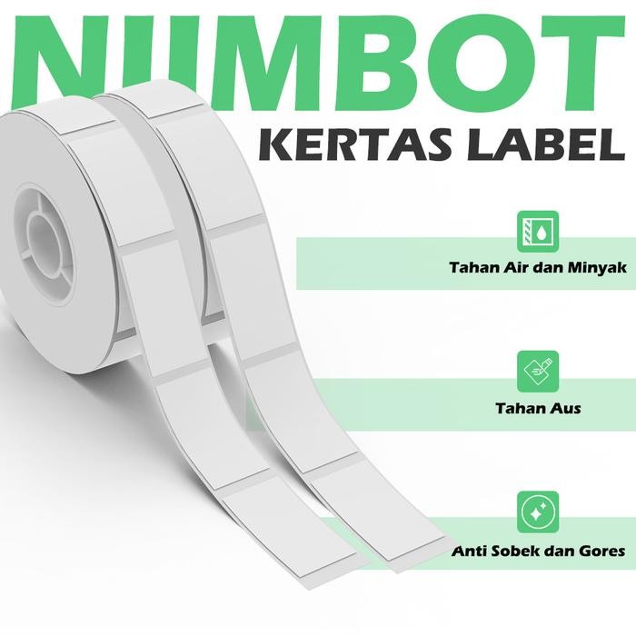 

Kertas Label Putih Niimbot D11/D110/D101/H1S, Tahan Air Dan Gores, Cetak Barcode Dengan Teknologi