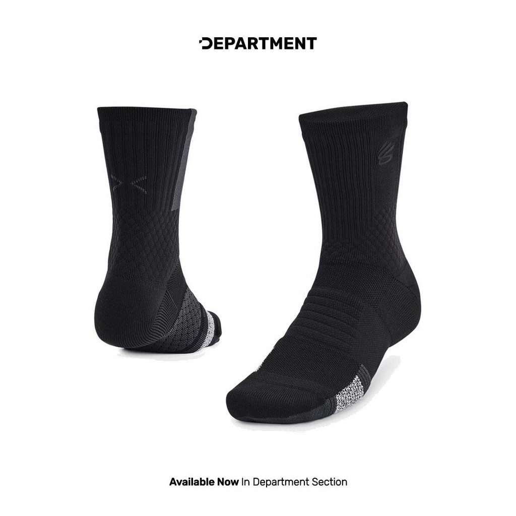 UNDER ARMOUR Kaos Kaki CURRY ARMOURDRY PLAYMAKER 1376231002 ORIGINAL