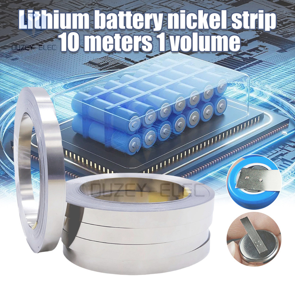 10 M/1 Roll Li-Ion Battery Nickel Plate Nickel Strip Nickel-Plated Steel Strip Battery Welding Spcc 