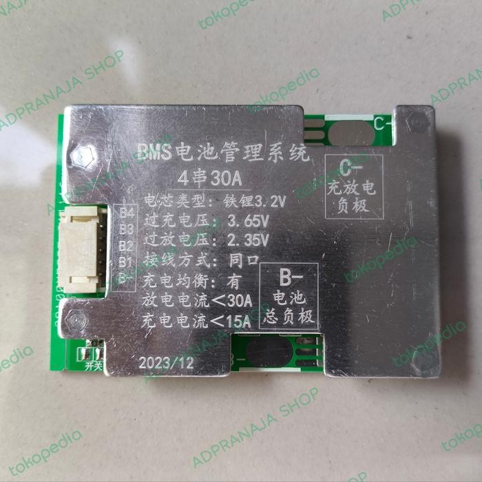 Pixora- BMS 4S 12V 30A Lifepo4 / BMS 4S 30A Lifepo4 Common Port