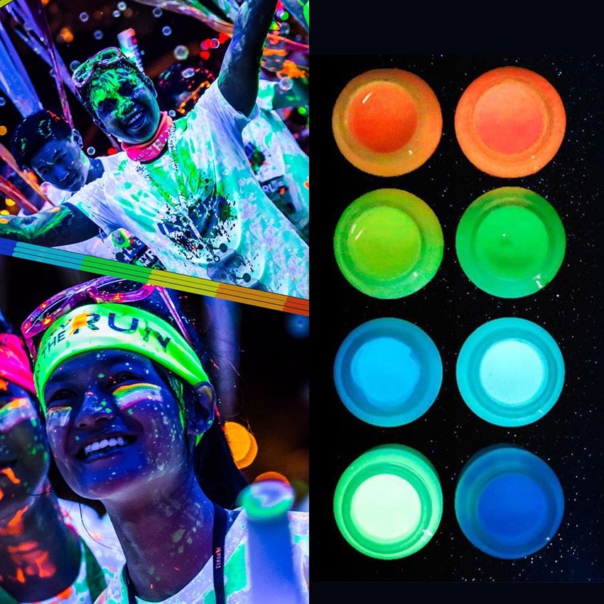 

Purvisco - 8 Warma/Set Cat glow in the dark Solventbased paint 120ml Flourescent Leather Paint Cat