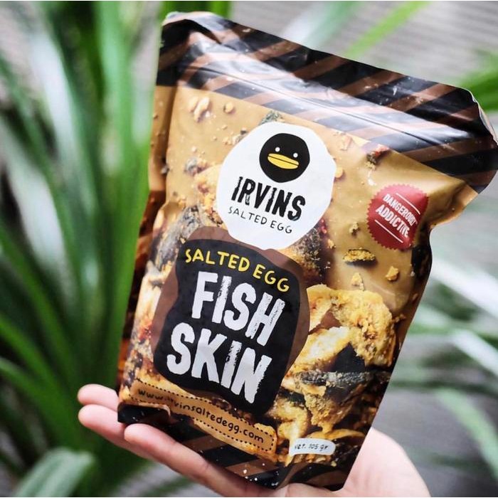 

[SMALL] Irvins Salted Egg Potato Chips & Fish Skin 105gram kecil Irvin