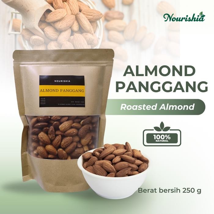 

Kacang almond panggang 250gr