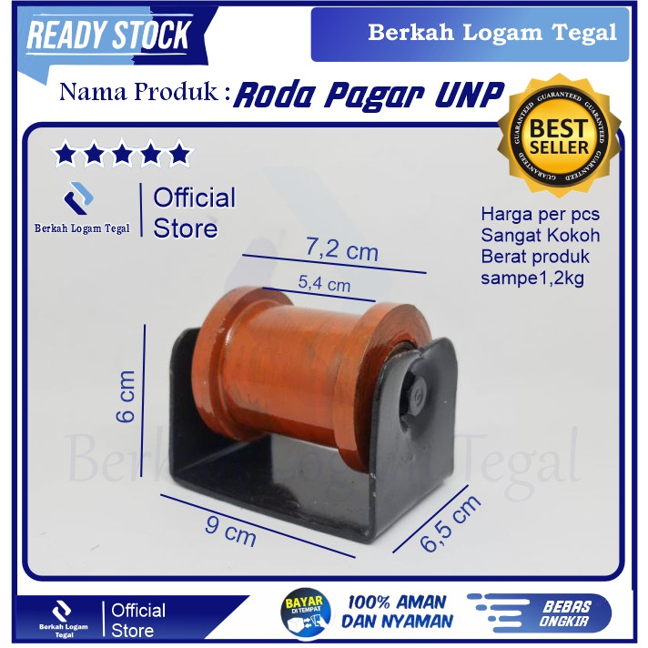 Roda Unp / Roda Besi Gerbang Pagar Pintu Besi Cor Grosir