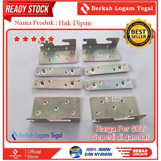 Hak Dipan Ranjang/Engsel Dipan/Hak Tempat Tidur Besar/Bed Fitting