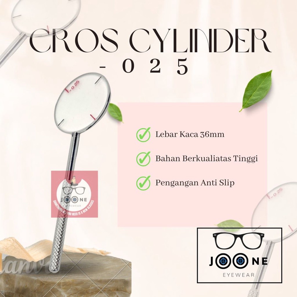 Cros Cylinder Minus 0.25 atau Minus 0.50