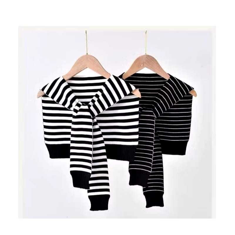 Syal Stripe / Syal Rajut /Selendang Rajut /Aksesoris Syal / Syal Rajut Wanita