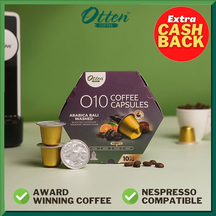 

Kopi Kapsul - O10 Arabica Bali Coffee Capsule Kapsul Nespresso Compatible - Otten Coffee Capsules
