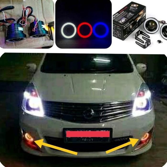 PREMIUM Lampu kabut/Foglamp angel eyes/ ALL Nissan Grand Livina/Nissan