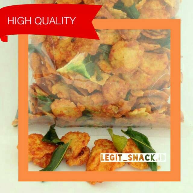 

Emping Thailand Pedas Manis / Emping Daun Jeruk Manis Pedes 500 Gr