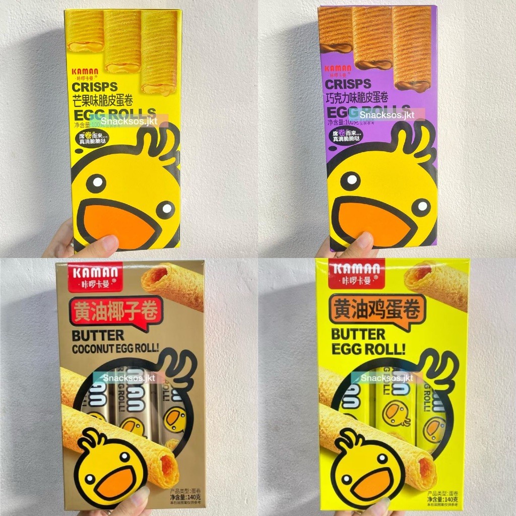 

KAMAN EGG ROLL MENTEGA WITH BUTTER MILK / BUTTER COCONUT EGG ROLL / KAMAN CRISPY EGG ROLLS MANGO /