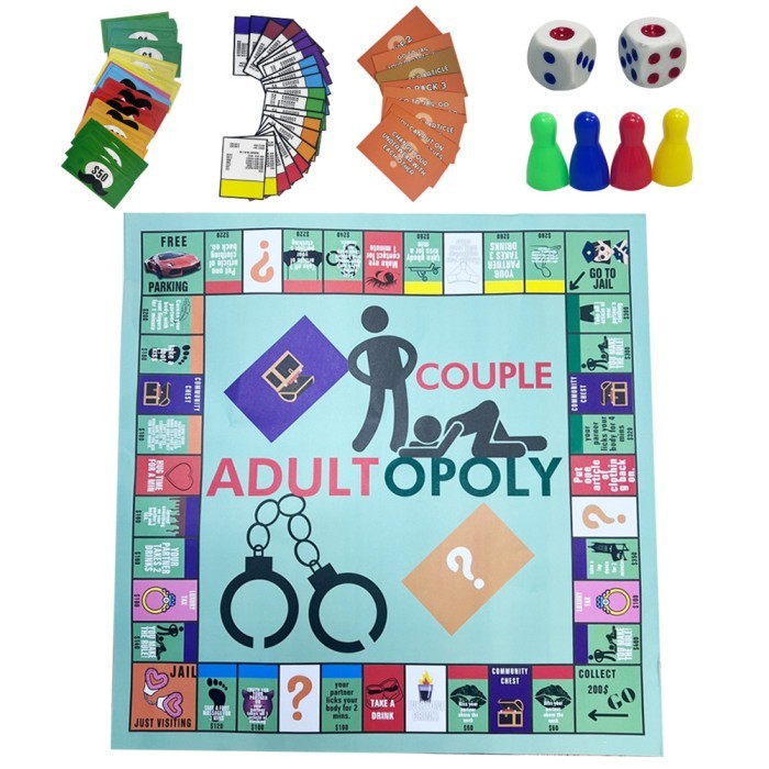 Adultopoly Board Game Couple Board Game Interactive Date Night Couple Game Relationship Card Game