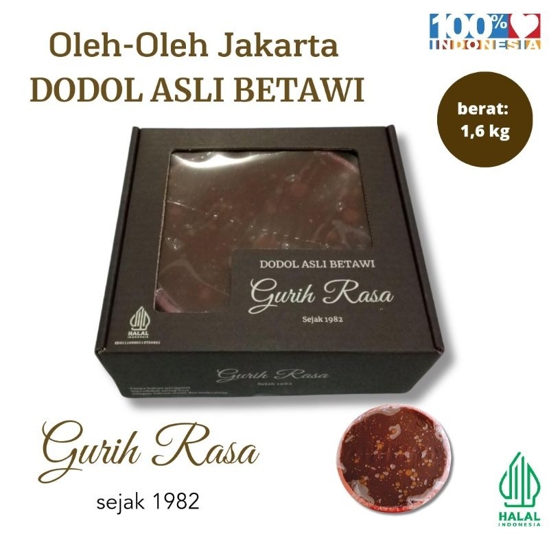 

Dodol betawi ketan paris / dodolbetawi besek / dodol asli betawi / gurih rasa