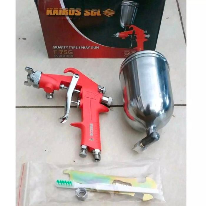 New product Kairos F75G Air Spray Gun F-75G Kairos Mesin Cat Semprot Power Coating