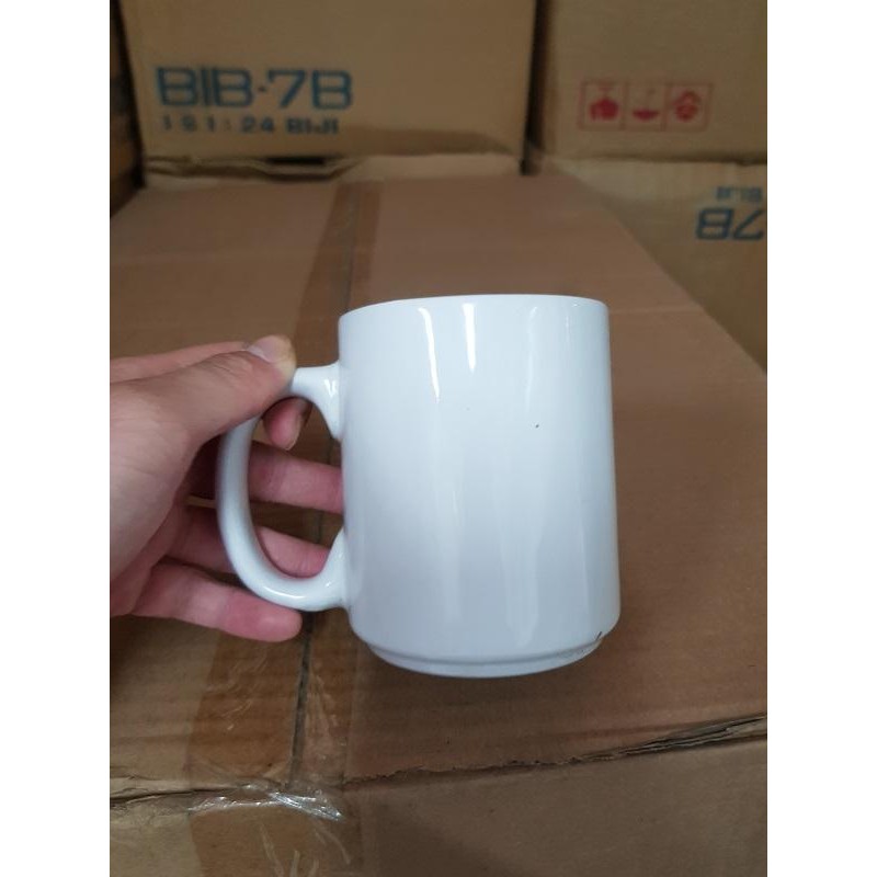 JTTOP" GELAS MUG KERAMIK ( PUTIH POLOS )