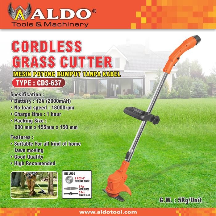 Mesin Pemotong Rumput / Cordless Grass Cutter Type : Cds-637