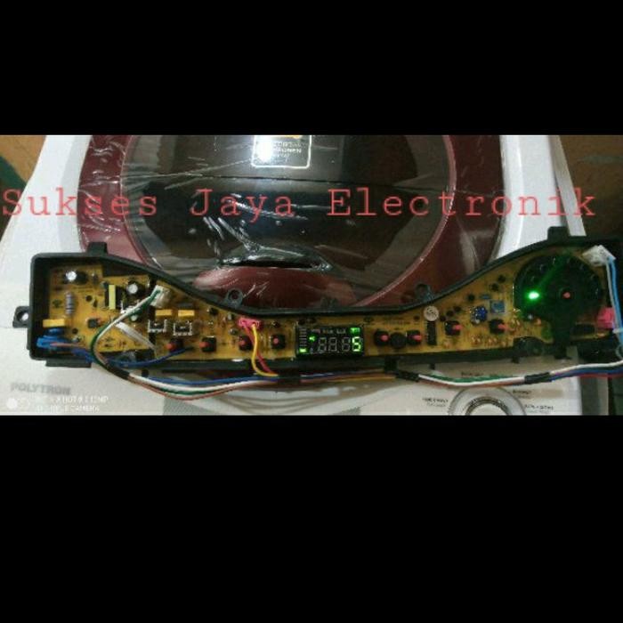 MODUL PCB MESIN CUCI POLYTRON PAW 75/85 MODEL TOMBOL PENCET