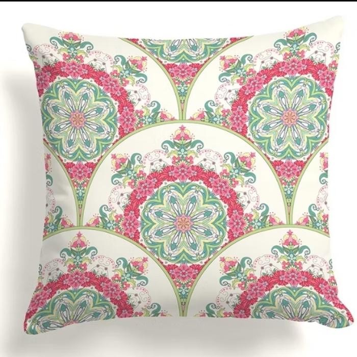 Sarung bantal Sofa Print Motif Abstrak Turkish Geo 60x60 cm