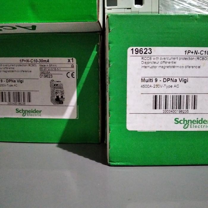 193 Rcbo Rccb Dpna Vigi 1P+N 10A 1P + N 10A 30Ma Schneider