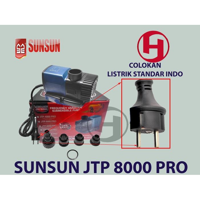 POMPA SUNSUN JTP 8000 POMPA SIRKULASI AQUARIUM KOLAM KOI HYDROPONIK