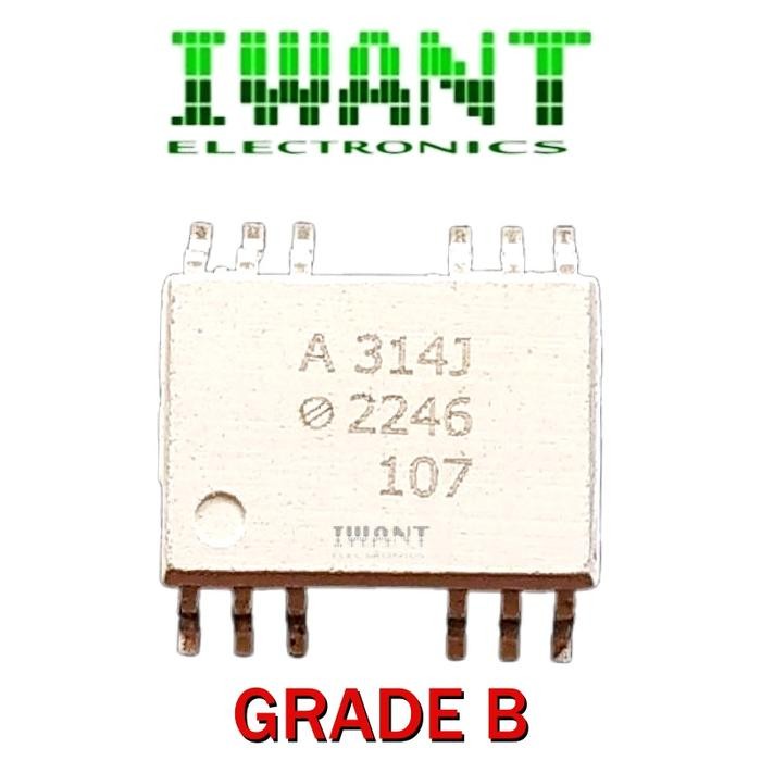 Mutu- Hp314 Smd 12Pin Ic A314 Hcpl314J Ic Hcpl314 Hcpl 314 A314J So-12P Smd 12P Grade B