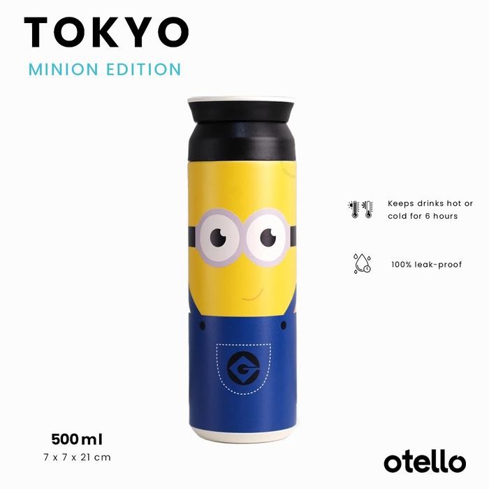 Instan,ChatAjA- Tumbler Botol Minum Minions Tumblr Tokyo Tambler Anak Karakter Lucu