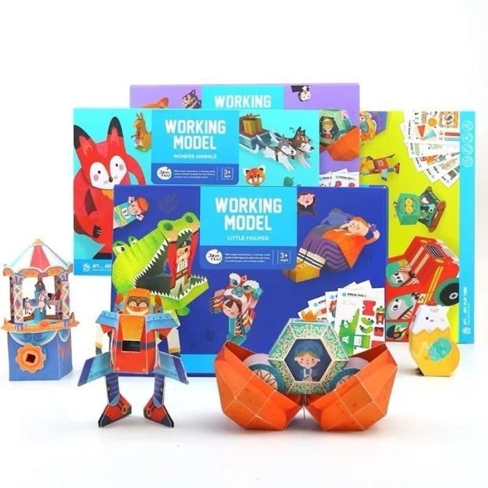 

JOAN MIRO WORKING MODEL 3D FAIRY TALE ADVENTURE ORIGAMI KERTAS SENI