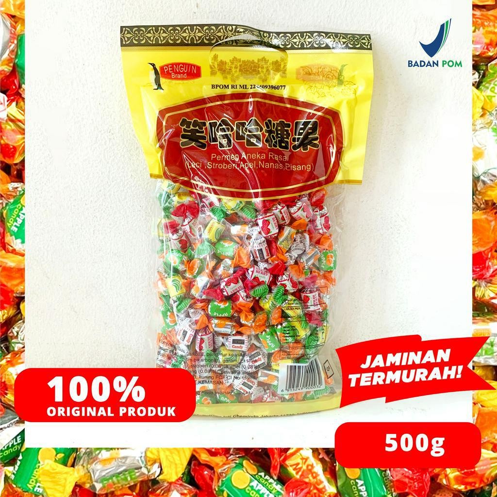 

PERMEN KERAS ANEKA RASA XIAOMIMI/XIAOHAHA ASSORTED FRUIT 500GR