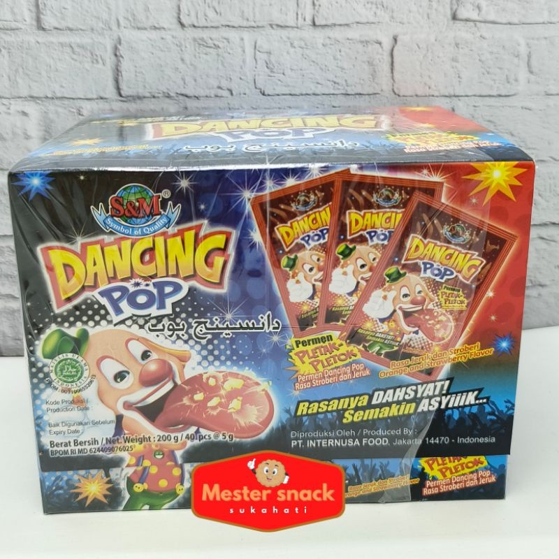 

Permen Dancing Pop Permen Pletak Pletok (1 pack isi 40 pcs)