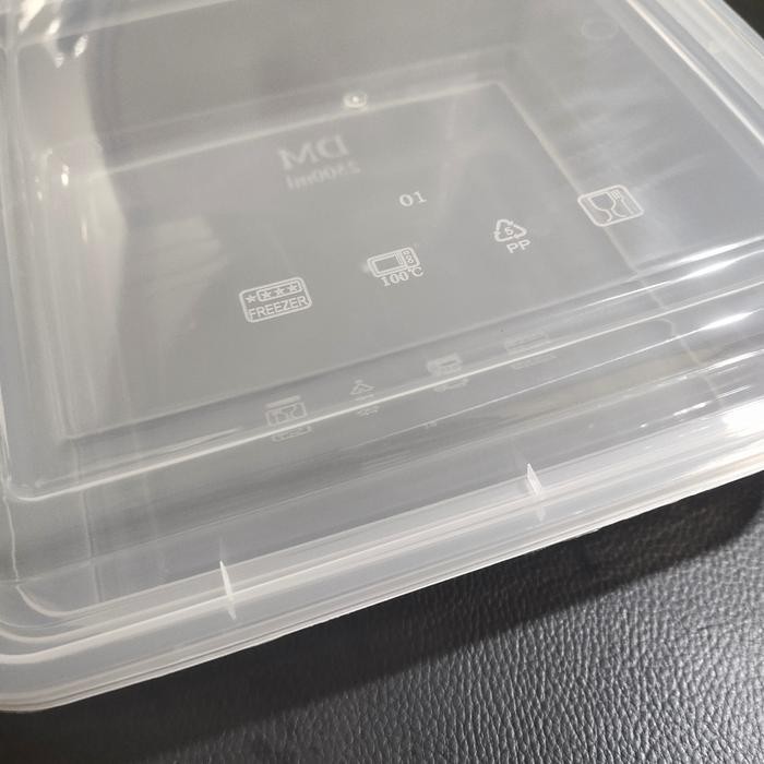 Thinwall Dm 2500 Ml Squere - 2500Ml Food Container - Isi 25Pcs