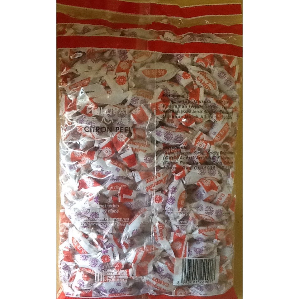 

Permen FEILUPAI CITROEN PEL 575gr rasa kulit jeruk/BESAR