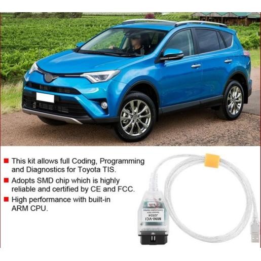 Terbaik Otomotif Mini Vci J2534 Kabel Diagnostik Konektor Usb Mobil Untuk Toyo
