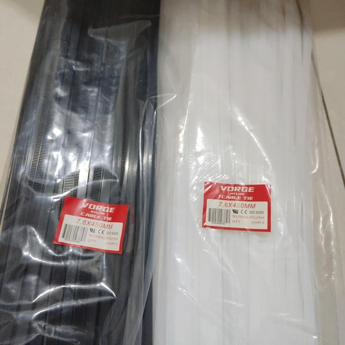 

KABEL TIES CABLE PENGIKAT VORGE 7.6 X 450 MM 7,6 X 45 CM 45CM 450MM