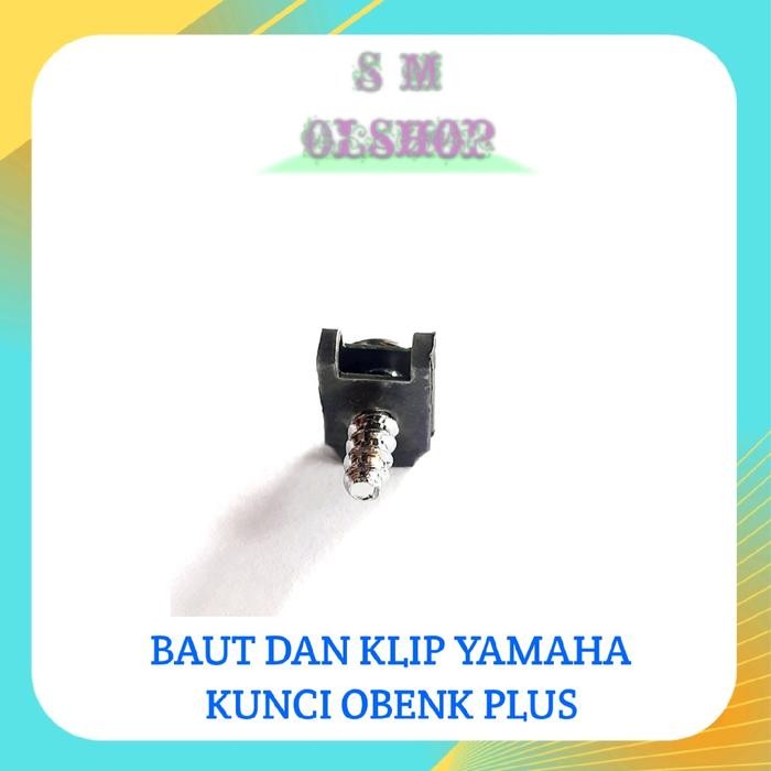 Sukkiystrore 50 Pcs Baut Klip Yamaha Baut Chrome Klip Motor Yamaha Baut Klip Skrup Body Motor Yamaha