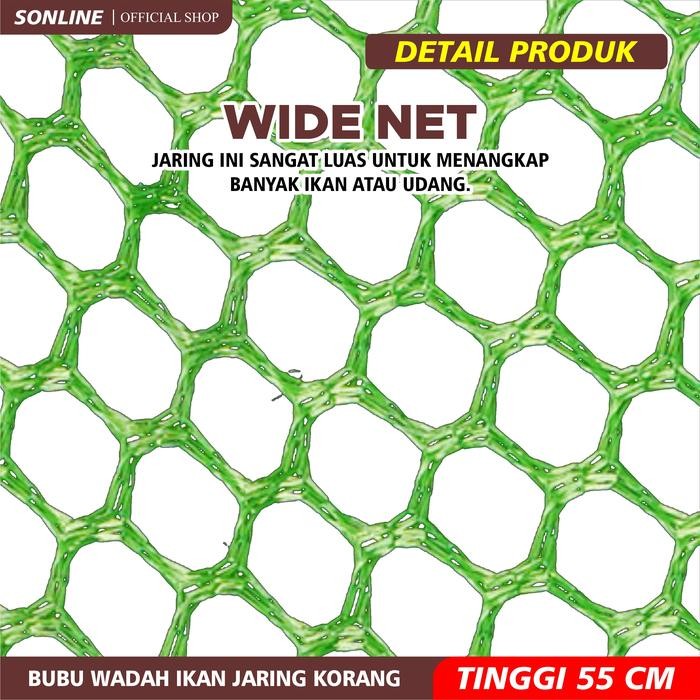 Sonline - Korang Pancing Ikan Nilon/Koja Waring Udang Ikan Lobster Mancing #Gratisongkir