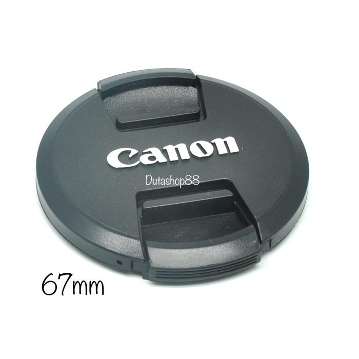 Tepat- lenscap canon 67mm / cover penutup lensa canon 67mm