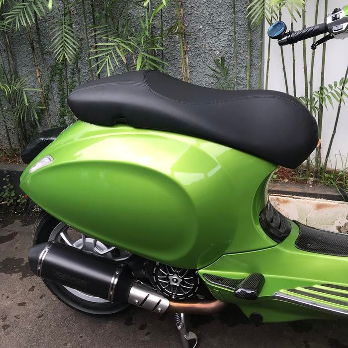 Jok Vespa Sprint Primavera Single Seat Model Sprint Carbon