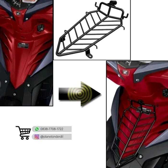 Tempat Barang Keranjang Center Bracket Carrier Supra Gtr 150 Ori Ahm