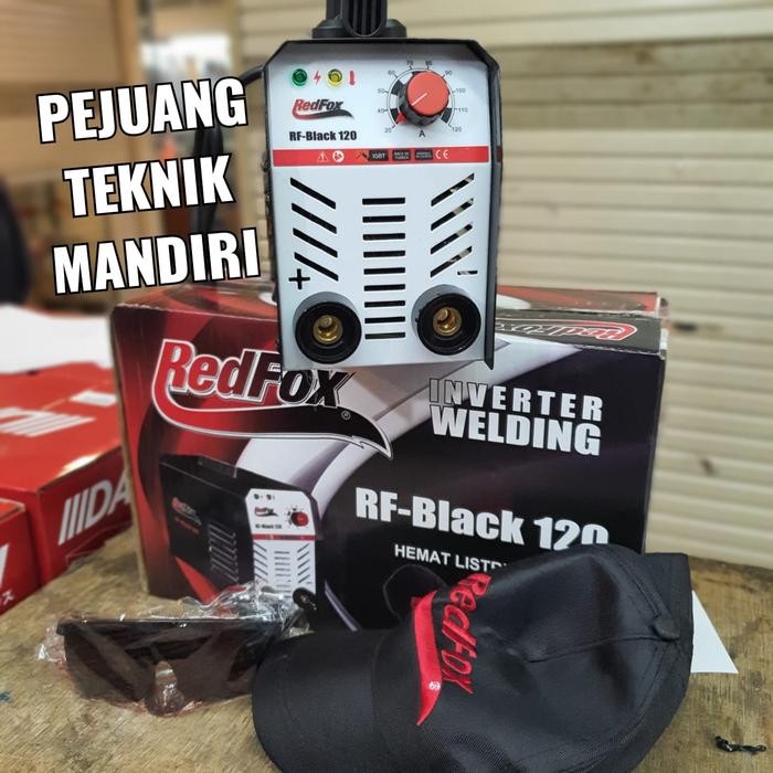 Sale Mesin Las Inverter Redfox Mma 120 / Trafo Las Redfox Rf Black 120