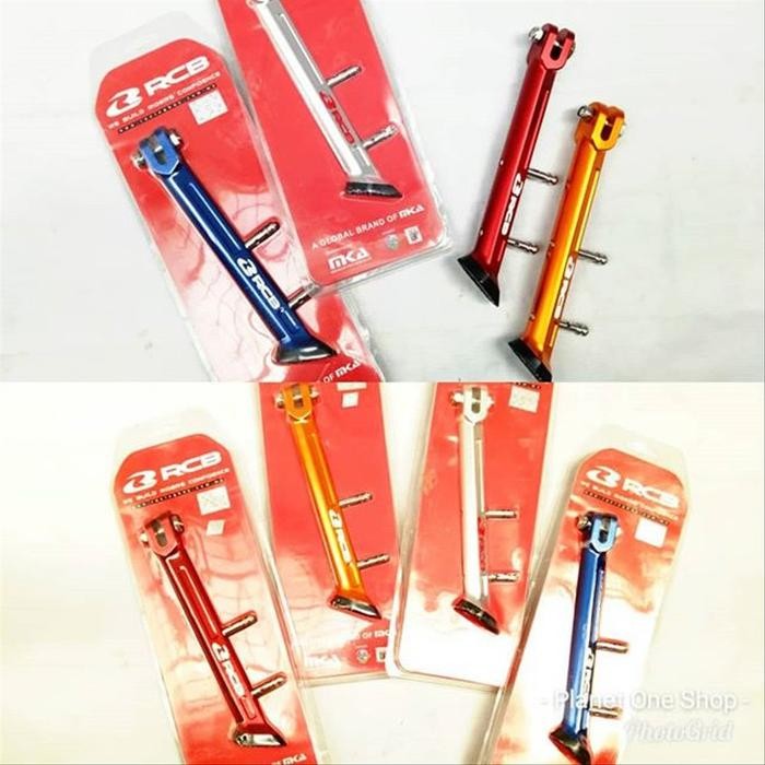 Standar Samping Rcb Racing Boy Cnc Motor Universal Panjang 185Mm