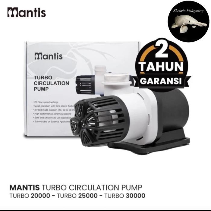 Mantis turbo pump 30000 lph pompa aquarium