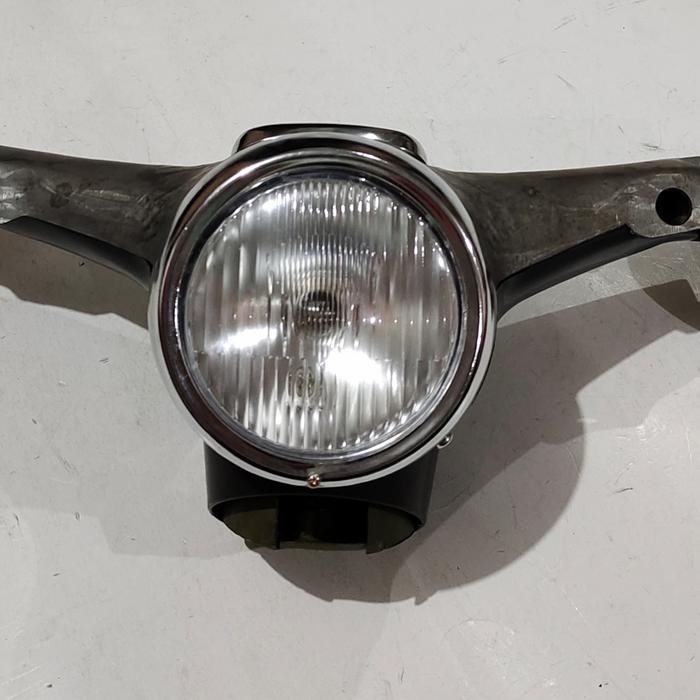 Batok Kepala Depan Set Komplit Honda C 70 C70 Grand Plus Dudukan Stang