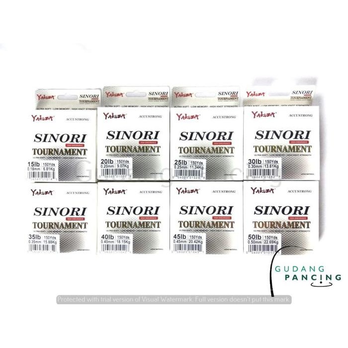 Senar Pancing Yakuza Sensor Sinori Tournament